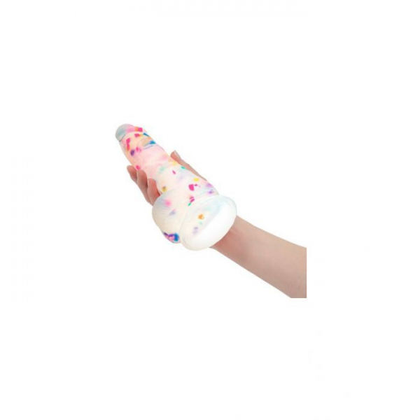 Addiction Confetti Suction Cup  7.5in