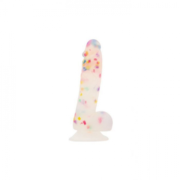 Addiction Confetti Suction Cup  7.5in