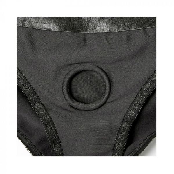 Sportsheets Em.Ex. Active Harness Wear Silhouette Crotchless Strap-On Harness Brief