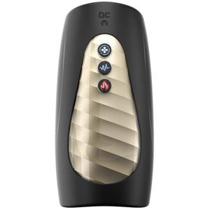 Pump One Vibrating Warming Stroker with Suction